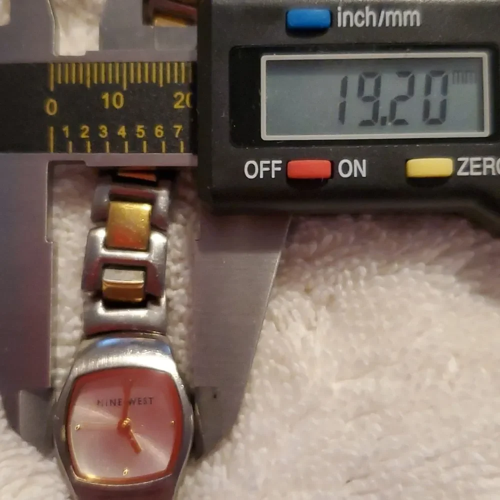 Nine West Analog Watch Silver & Two-Tone Interchangeable Flip Metal Band 9W/1273